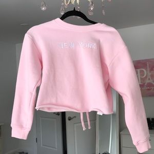 Pink soft New York sweater